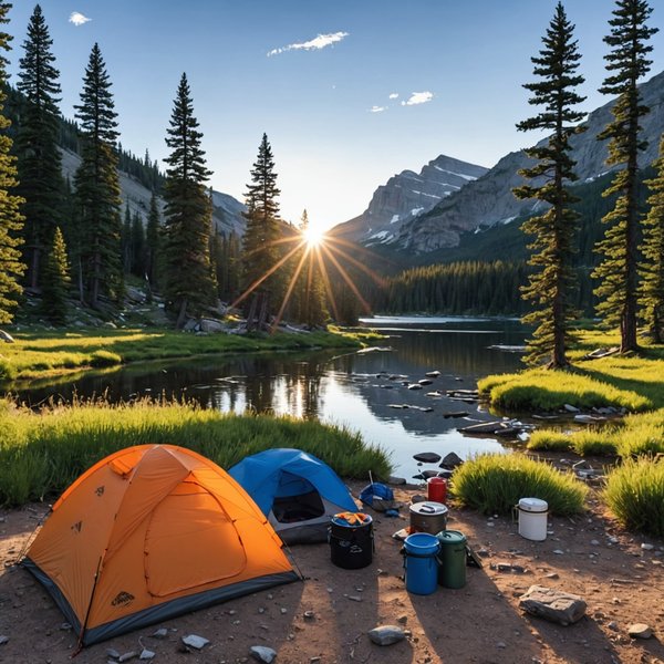 Comment organiser un camping pour une expédition de randonnée en région de montagnes rocheuses en été?