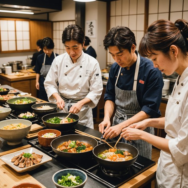 Où participer à des ateliers de cuisine japonaise à Osaka, Japon : chefs et recettes recommandés ?